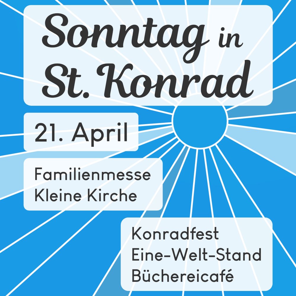 Sonntag in St. Konrad am 21.04.2024 (Quadrat) (c) C. Leuker